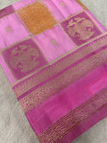 Premium crepe satin silk saree - Kanjeevaram Silk Mandir