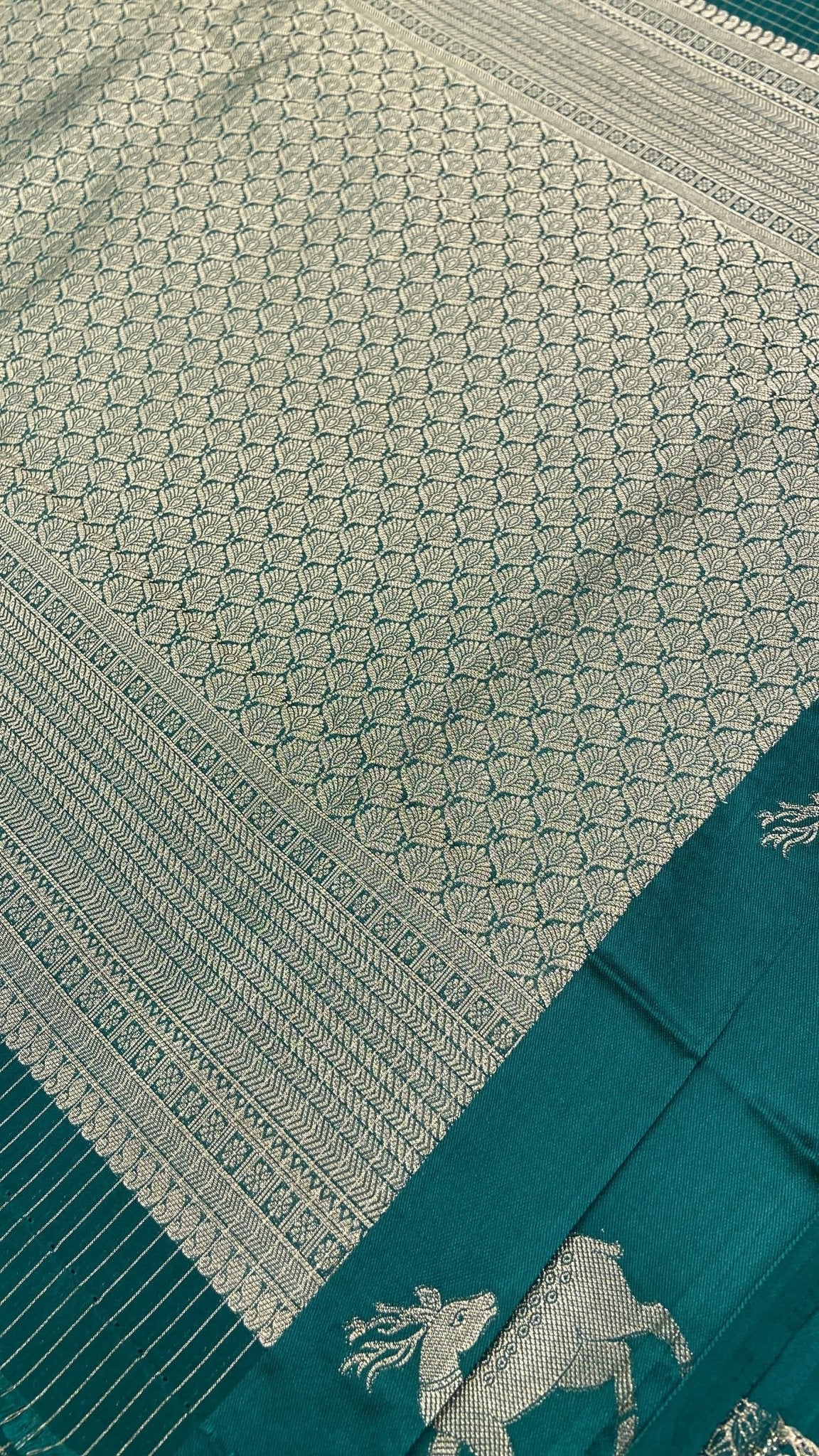 Premium Crepe Satin Silk Saree - Kanjeevaram Silk Mandir