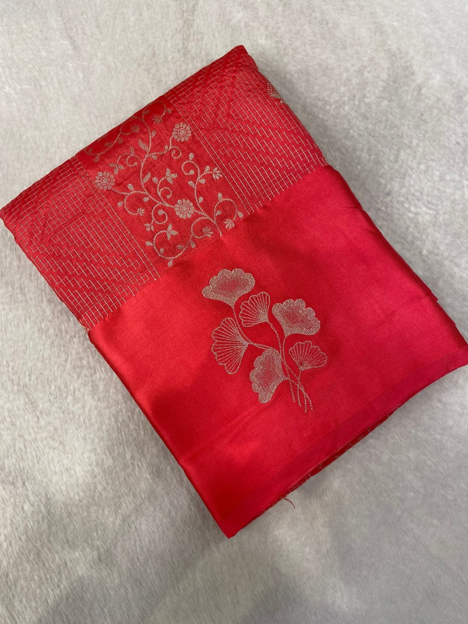Premium Crepe Satin Silk Saree🍄 - Kanjeevaram Silk Mandir