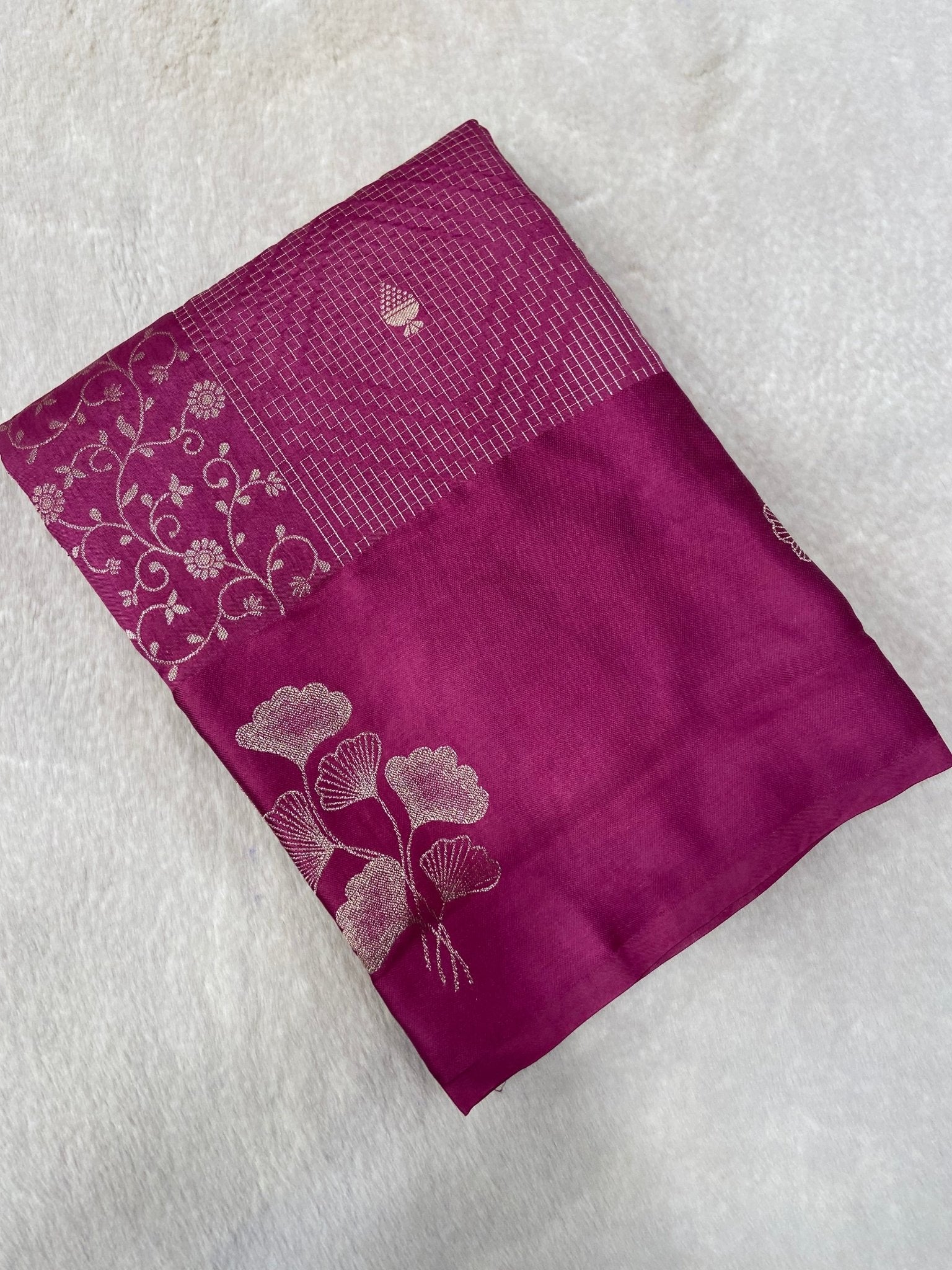 Premium Crepe Satin Silk Saree(Light) - Kanjeevaram Silk Mandir