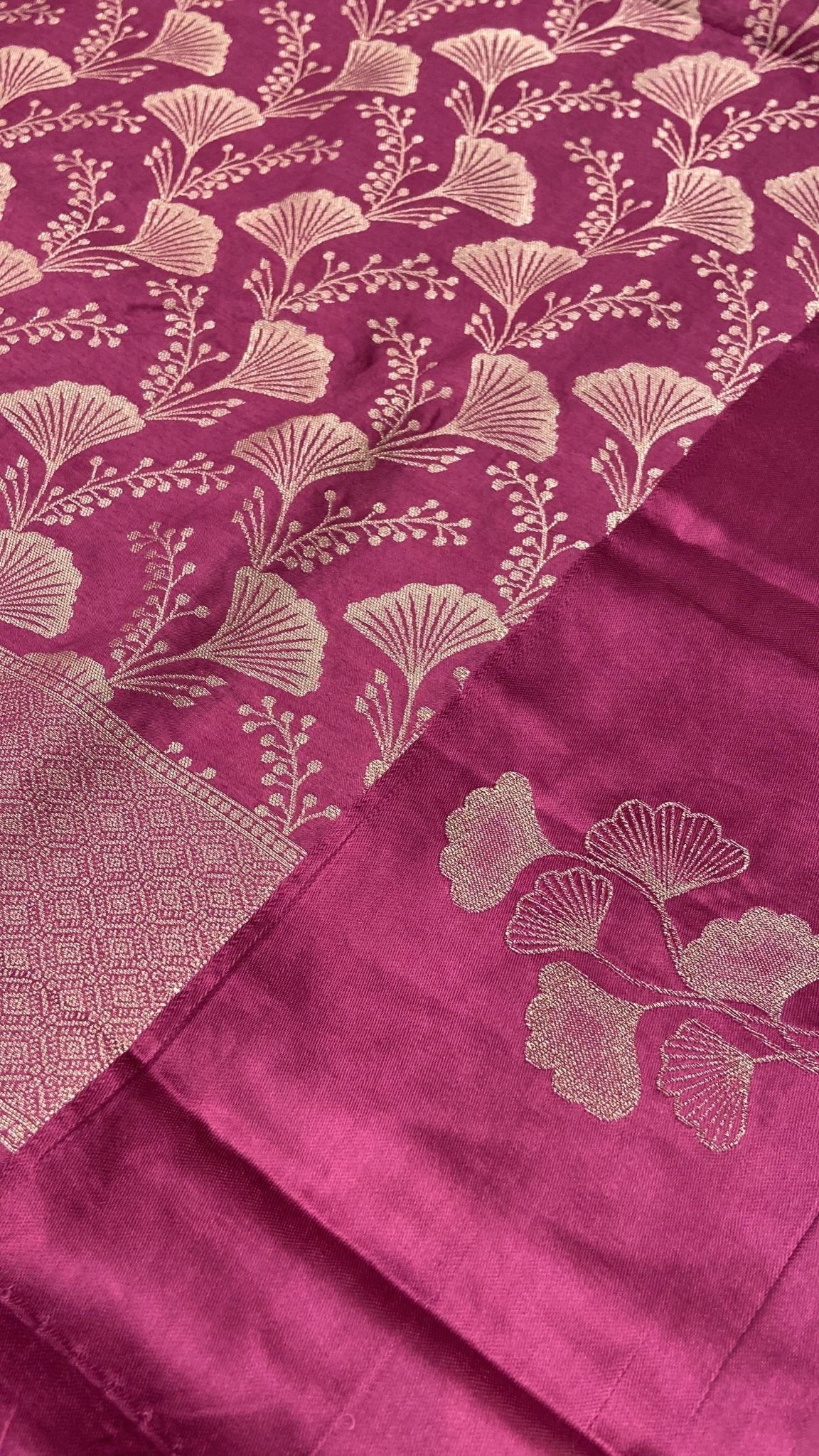 Premium Crepe Satin Silk Saree(Light) - Kanjeevaram Silk Mandir