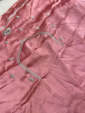 Premium Crepe Satin Silk Saree(pink) - Kanjeevaram Silk Mandir