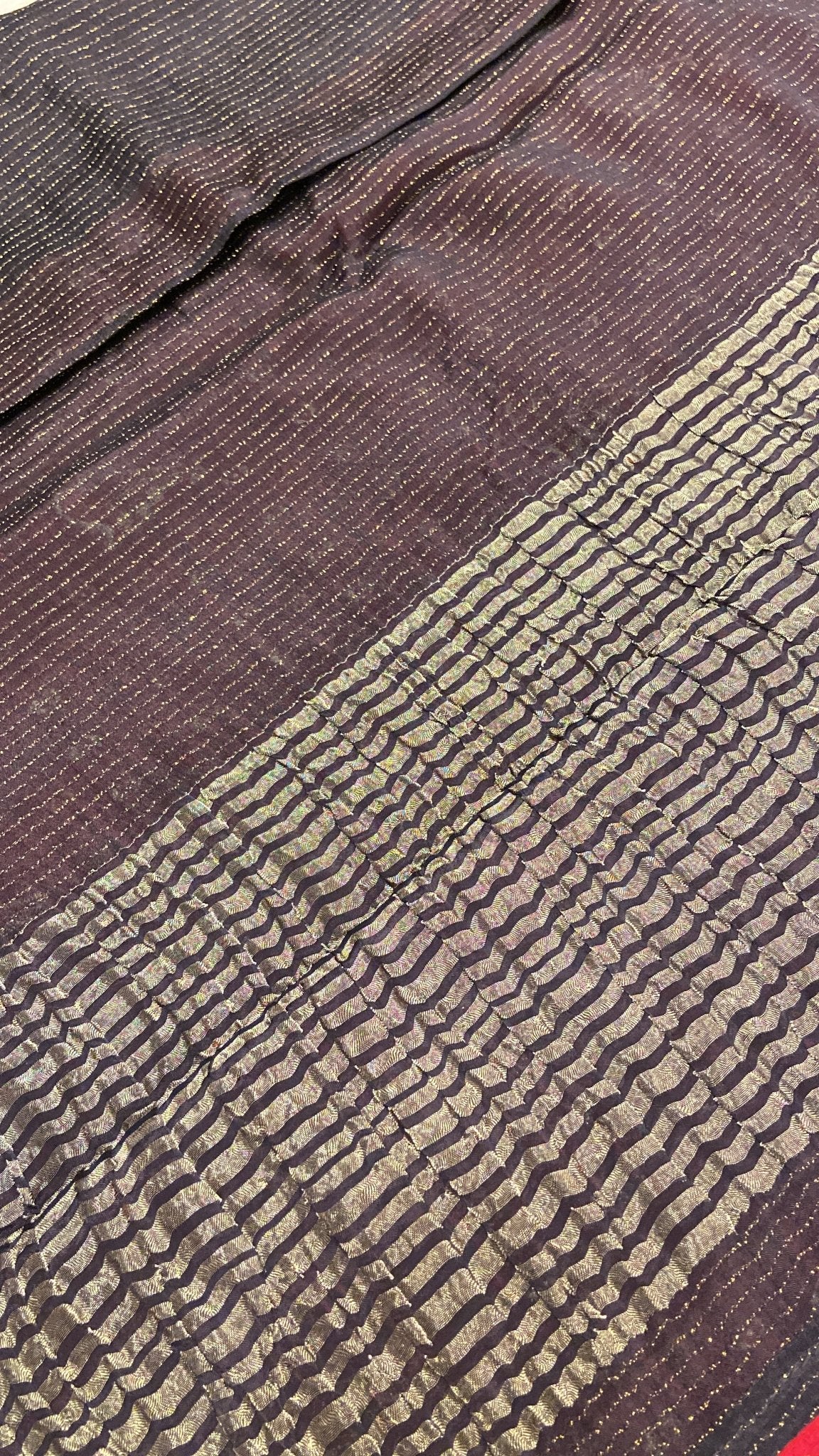 Premium crepe Semi Mysore Silk Saree - Kanjeevaram Silk Mandir