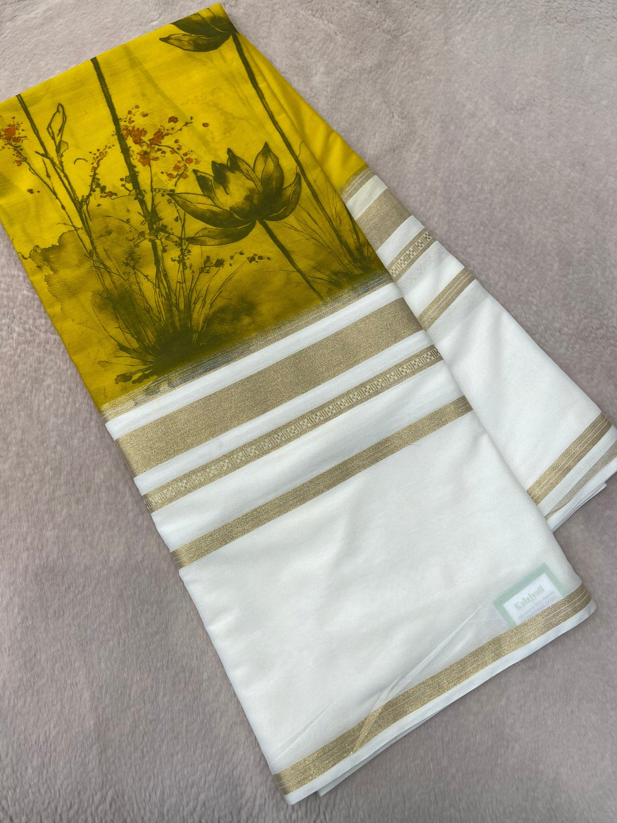 Premium Crepe Semi Mysore Silk Saree-801291 - Kanjeevaram Silk Mandir