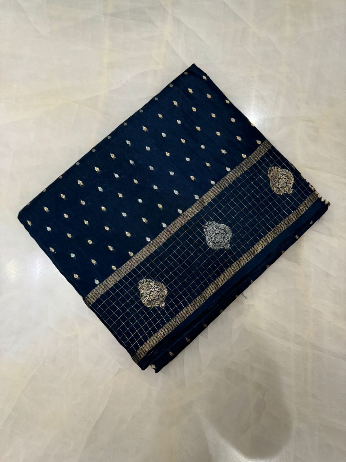 Premium Crepe Semi Mysore Silk saree - Kanjeevaram Silk Mandir