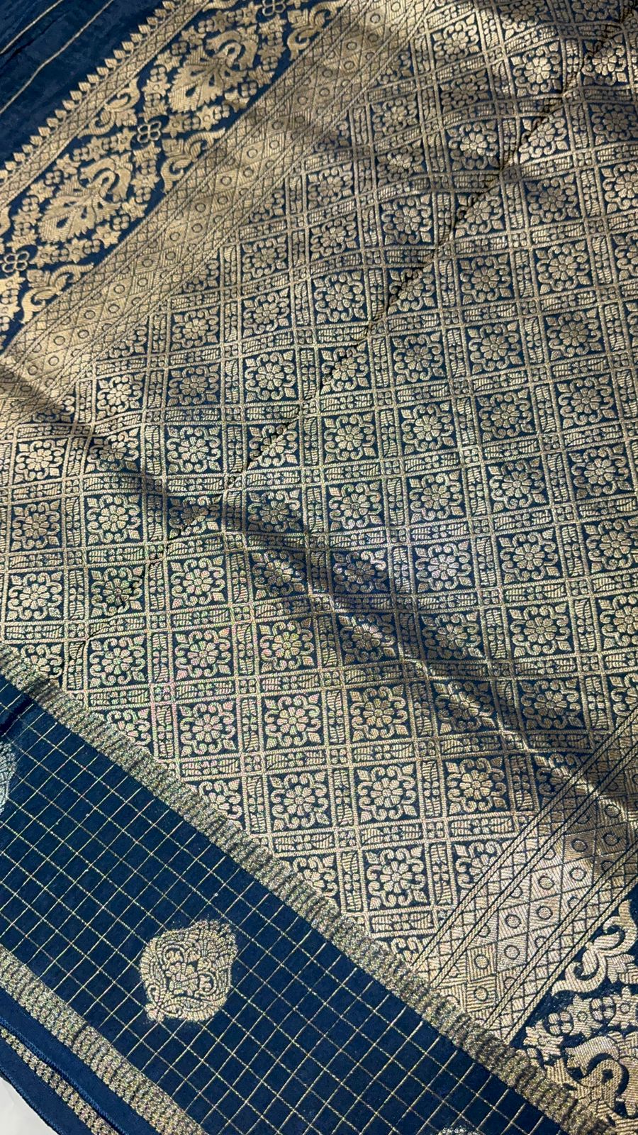 Premium Crepe Semi Mysore Silk saree - Kanjeevaram Silk Mandir
