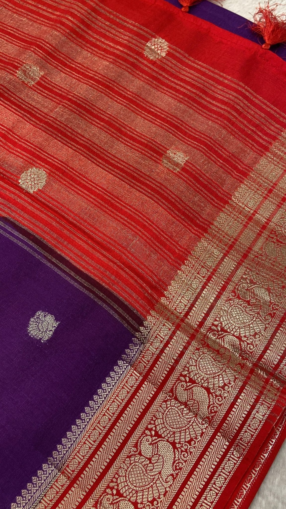 Premium Crepe Silk Saree - Kanjeevaram Silk Mandir