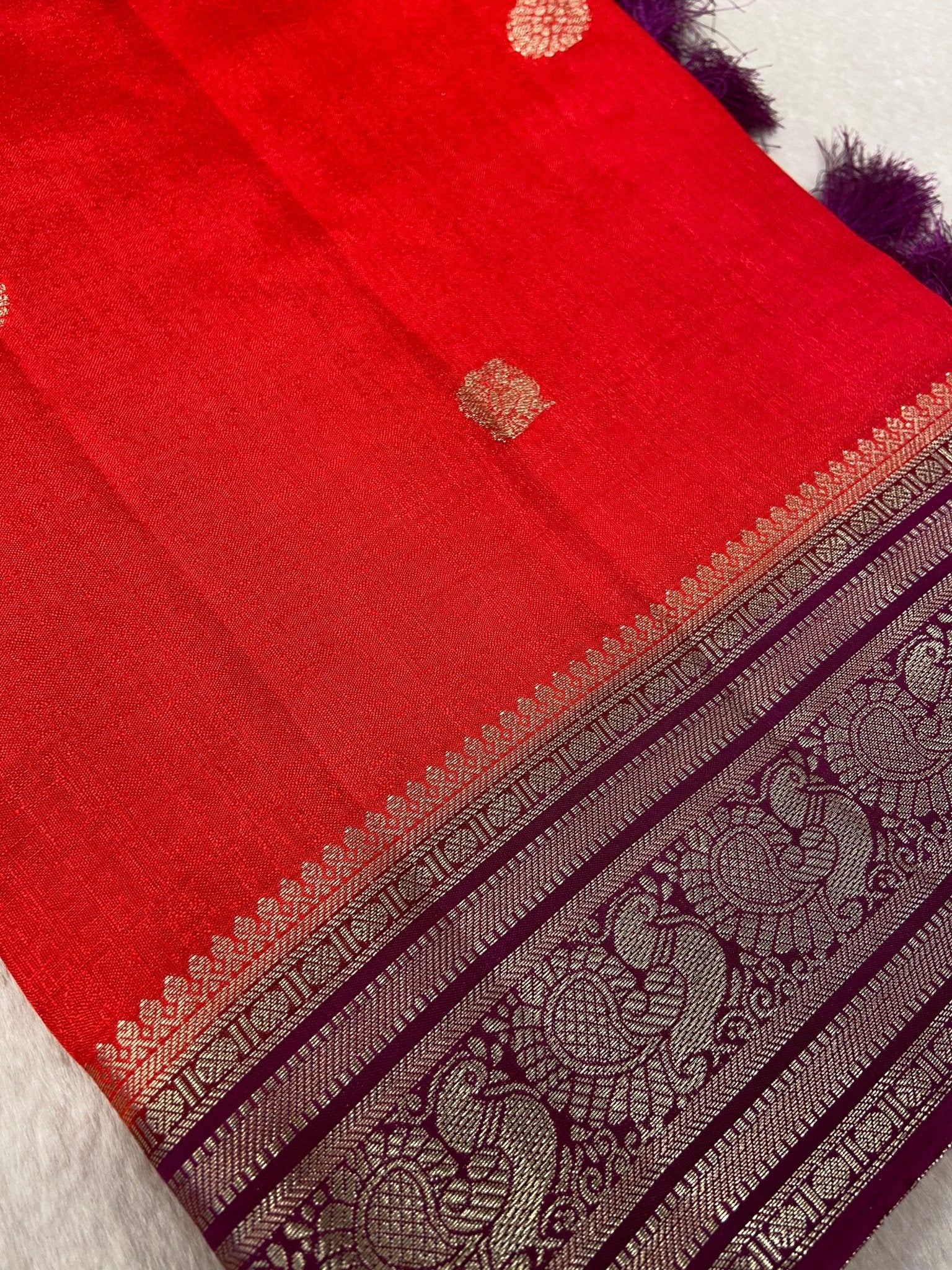 Premium Crepe Silk Saree - Kanjeevaram Silk Mandir