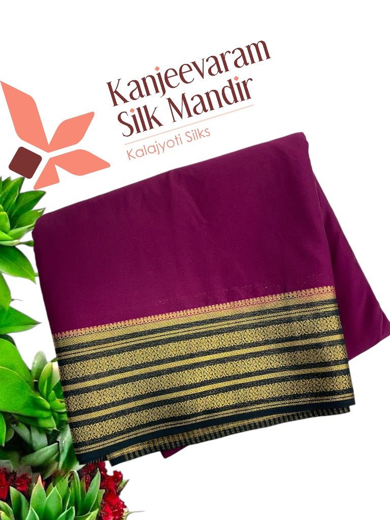 Premium Crepe Silk Saree - Kanjeevaram Silk Mandir