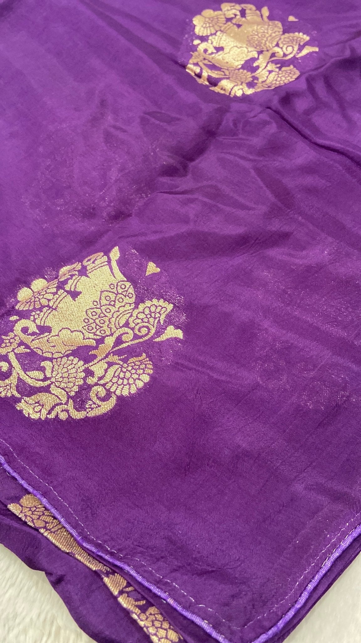 Premium Crepe Silk Saree - Kanjeevaram Silk Mandir