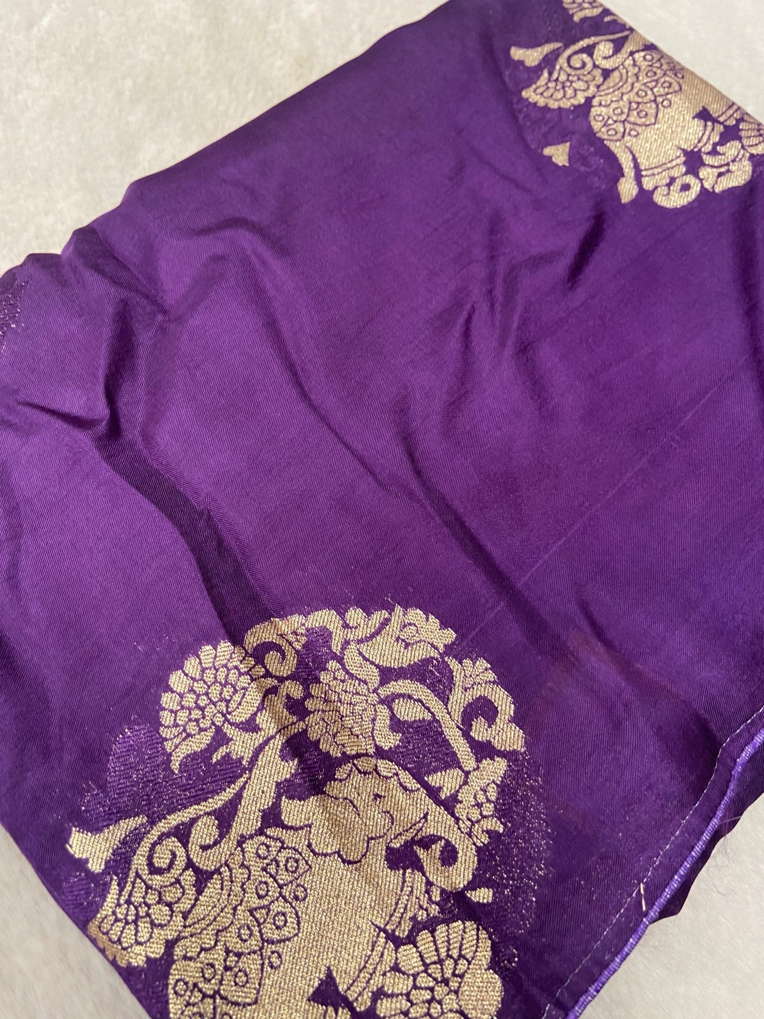 Premium Crepe Silk Saree - Kanjeevaram Silk Mandir