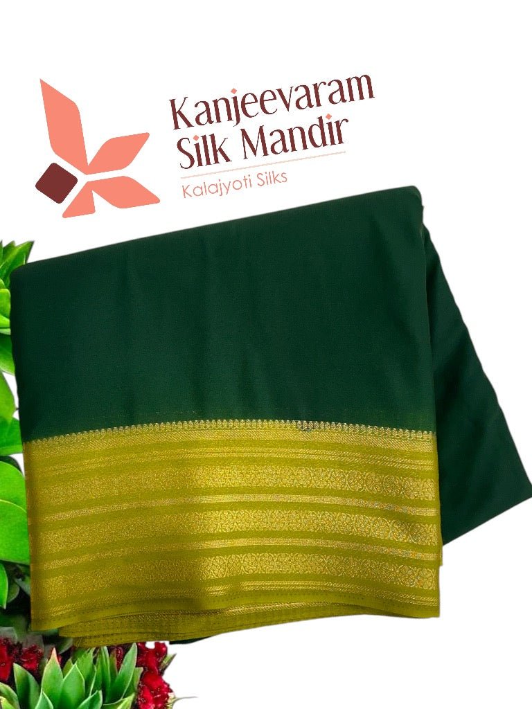 Premium Crepe Silk Saree - Kanjeevaram Silk Mandir