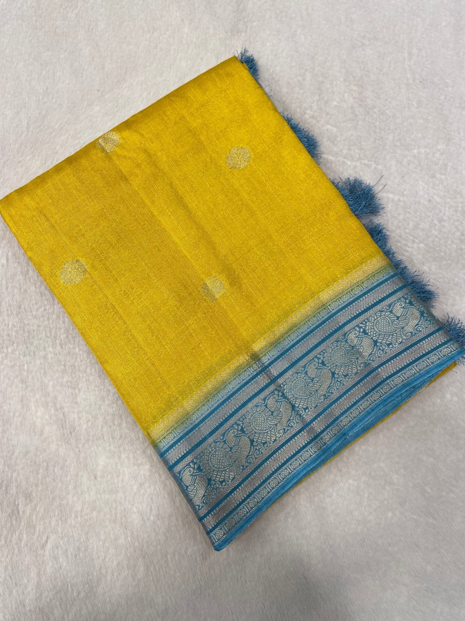 Premium Crepe Silk Saree - Kanjeevaram Silk Mandir