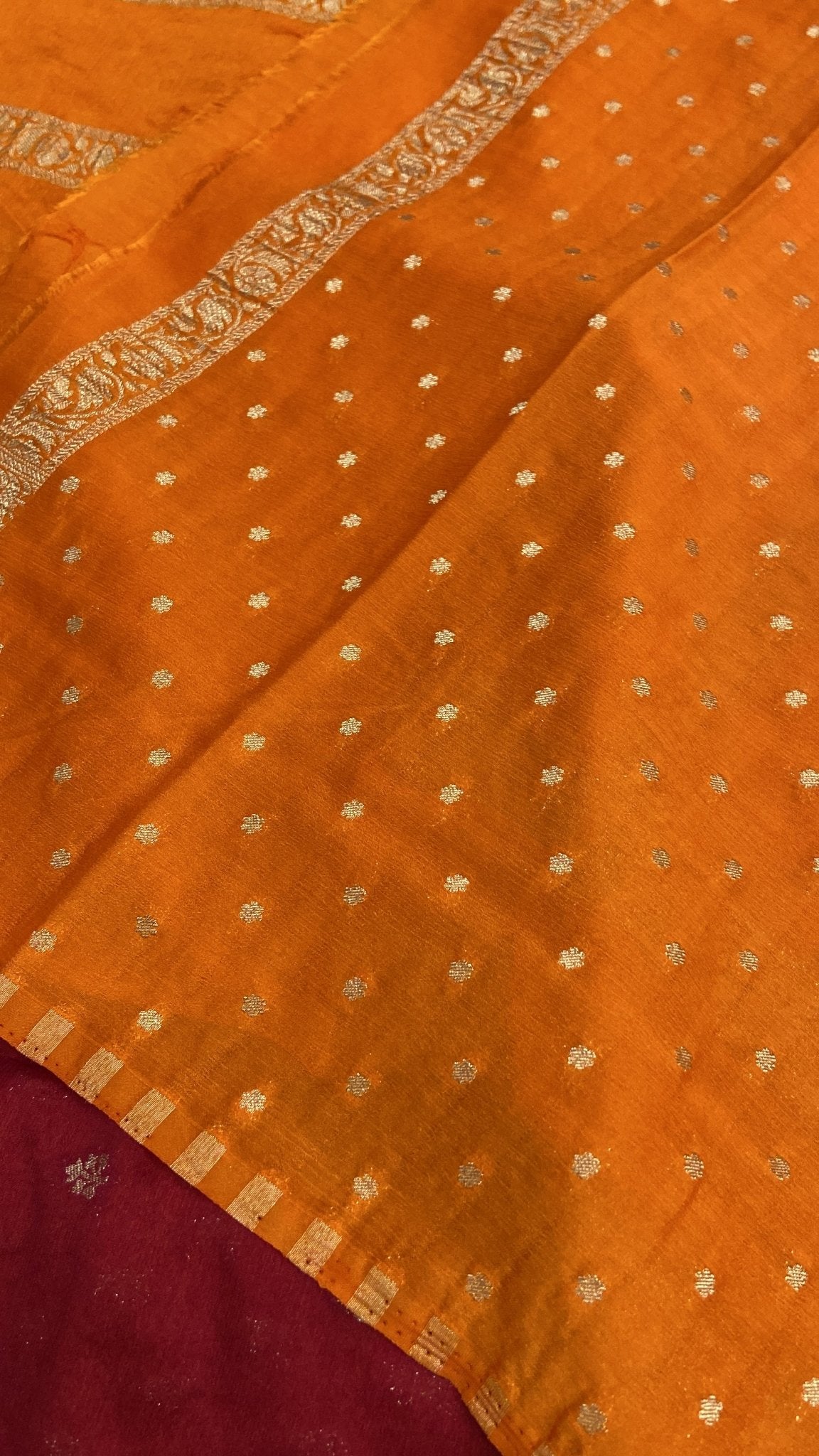 Premium Crush Georgette - Kanjeevaram Silk Mandir