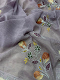 Premium Crush Organza Saree 💜 - Kanjeevaram Silk Mandir