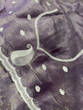 Premium Crush Organza Saree - Kanjeevaram Silk Mandir