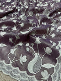 Premium Crush Organza Saree - Kanjeevaram Silk Mandir