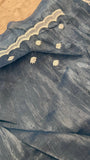 Premium Crush Organza Saree💙 - Kanjeevaram Silk Mandir