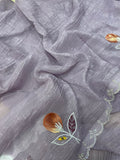 Premium Crush Organza Saree 💜 - Kanjeevaram Silk Mandir