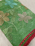 Premium Crush Organza Saree - Kanjeevaram Silk Mandir