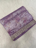Premium Crush Organza Saree - Kanjeevaram Silk Mandir