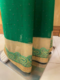 Premium Crush Organza Saree - Kanjeevaram Silk Mandir