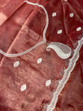 Premium Crush Organza Saree (Light) - Kanjeevaram Silk Mandir