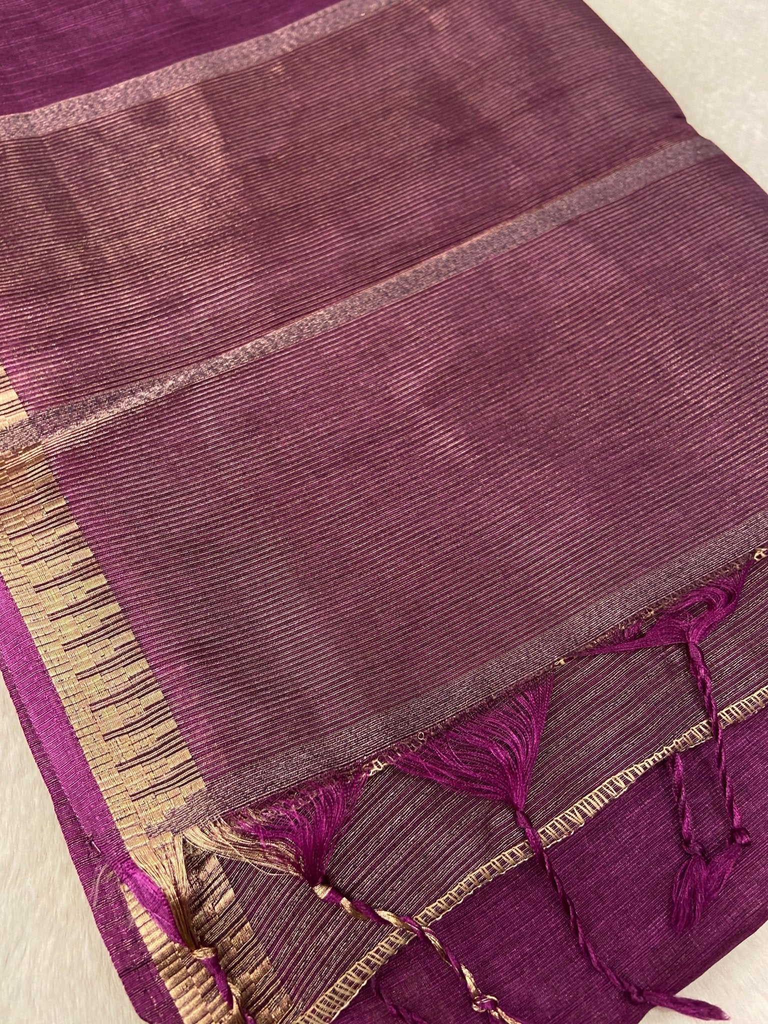 Premium Dhupion Silk Saree - Kanjeevaram Silk Mandir