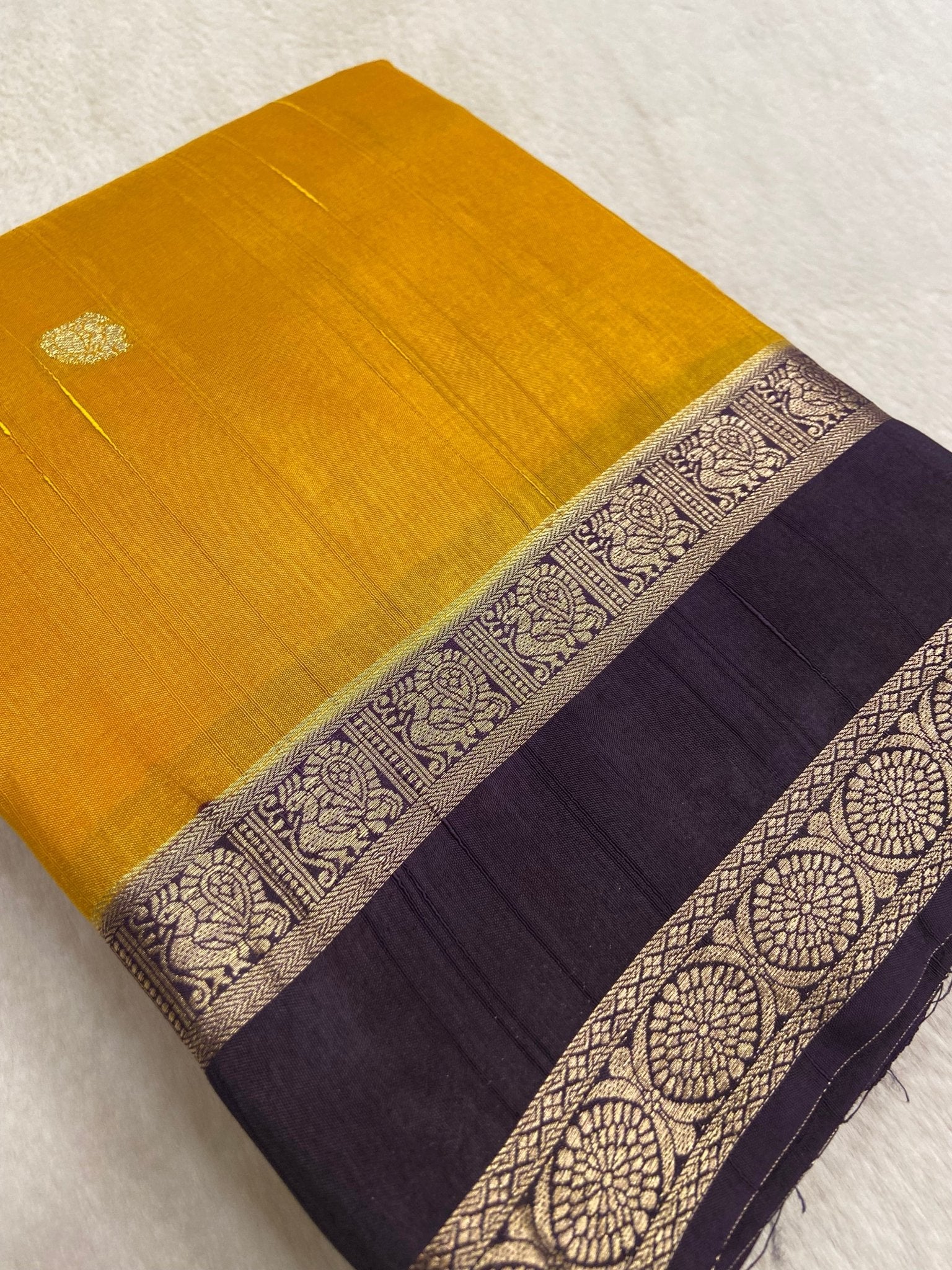 Premium Dhupion Silk Saree - Kanjeevaram Silk Mandir