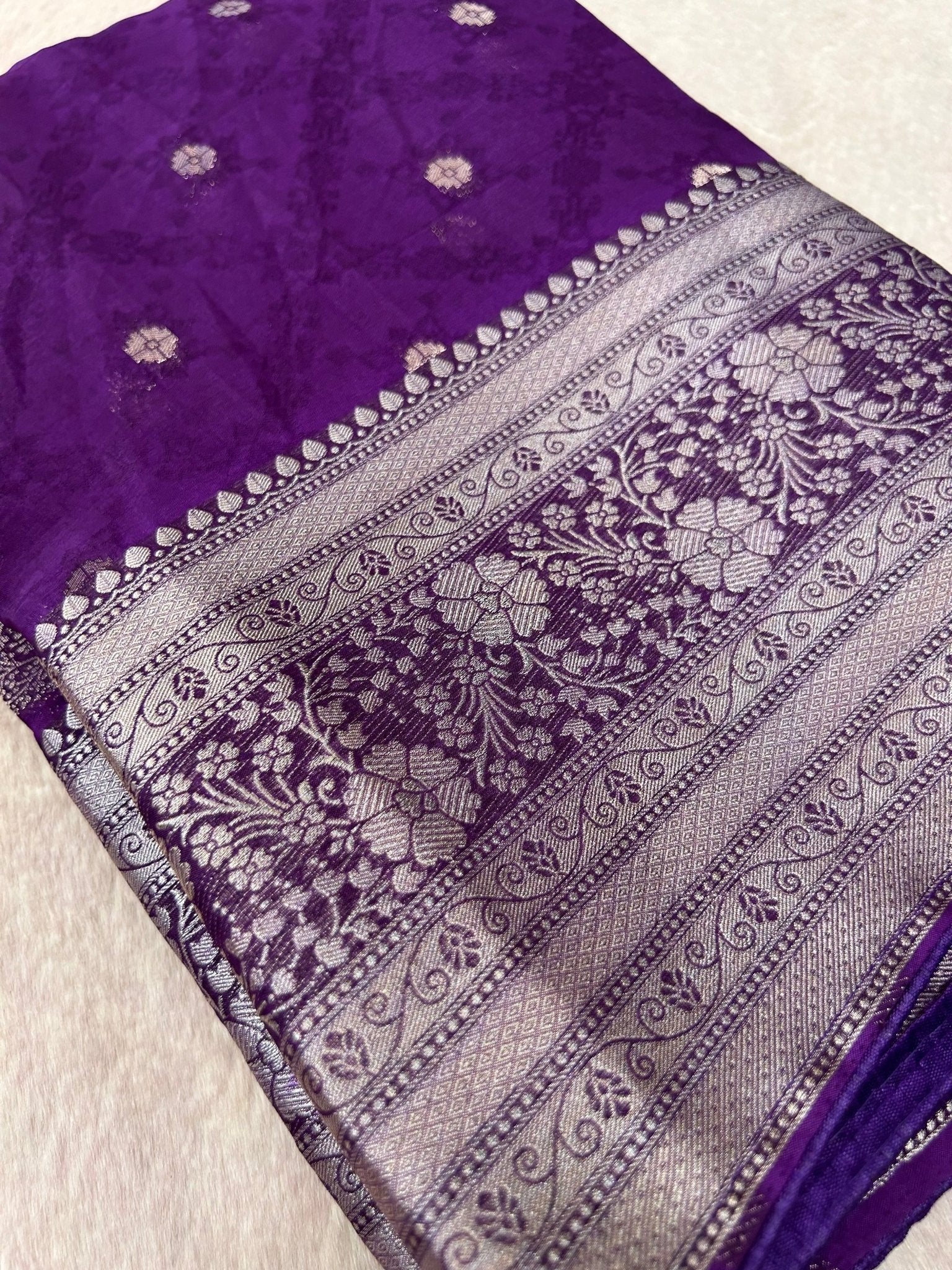 Premium Dola Silk Saree💜 - Kanjeevaram Silk Mandir
