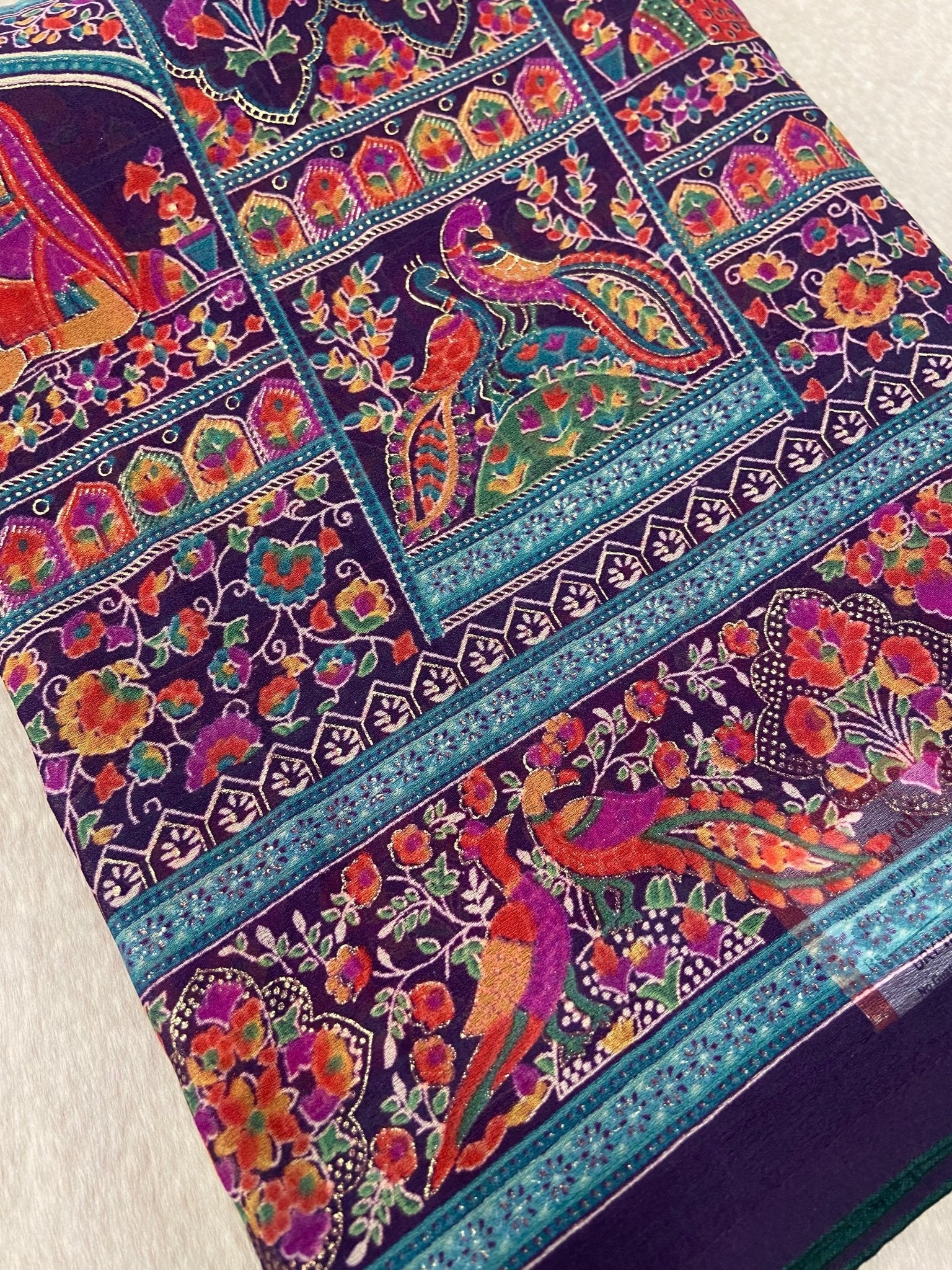 Premium Dola Silk Saree 💜 - Kanjeevaram Silk Mandir