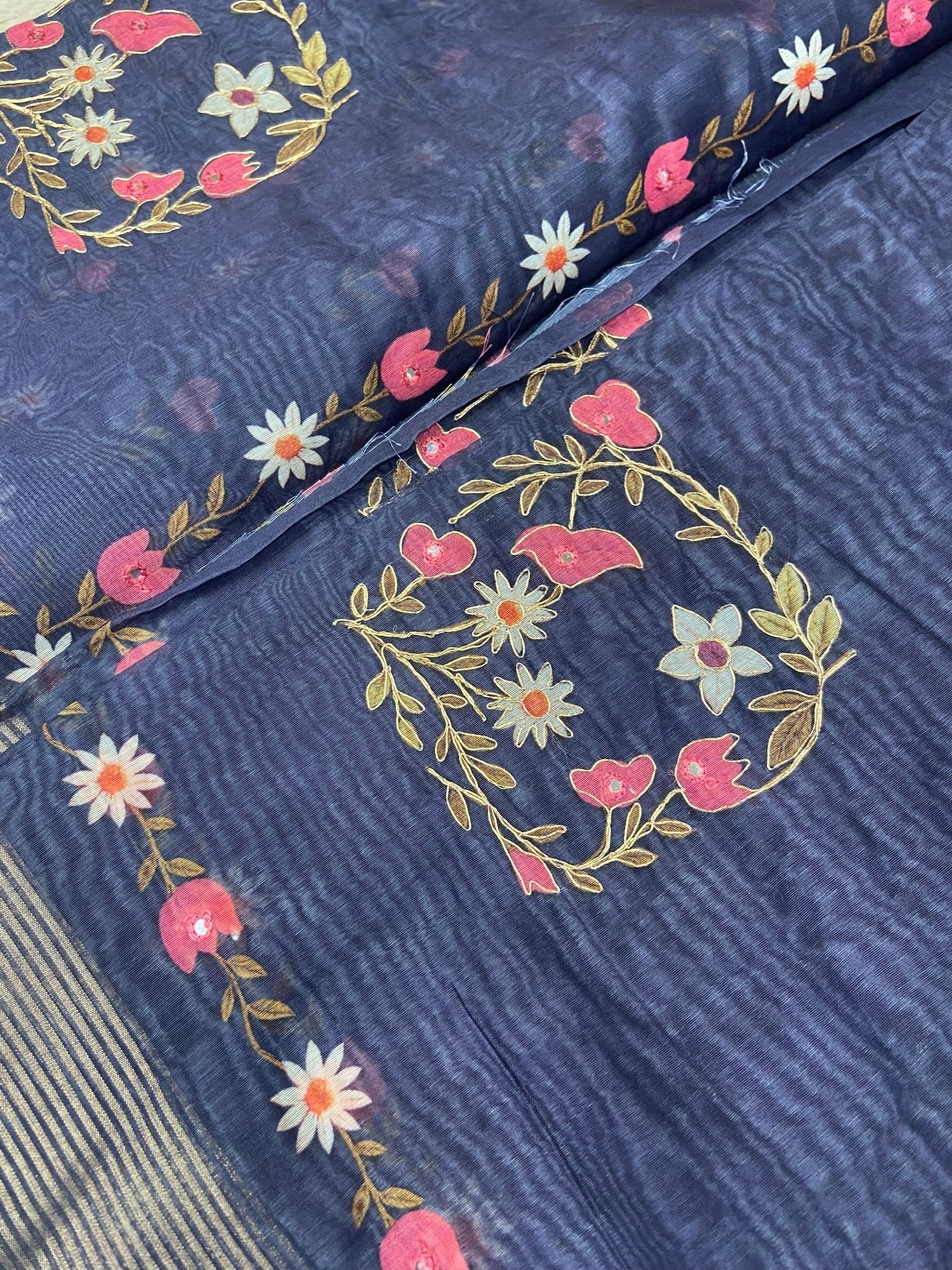 Premium Dola Silk Saree💙 - Kanjeevaram Silk Mandir