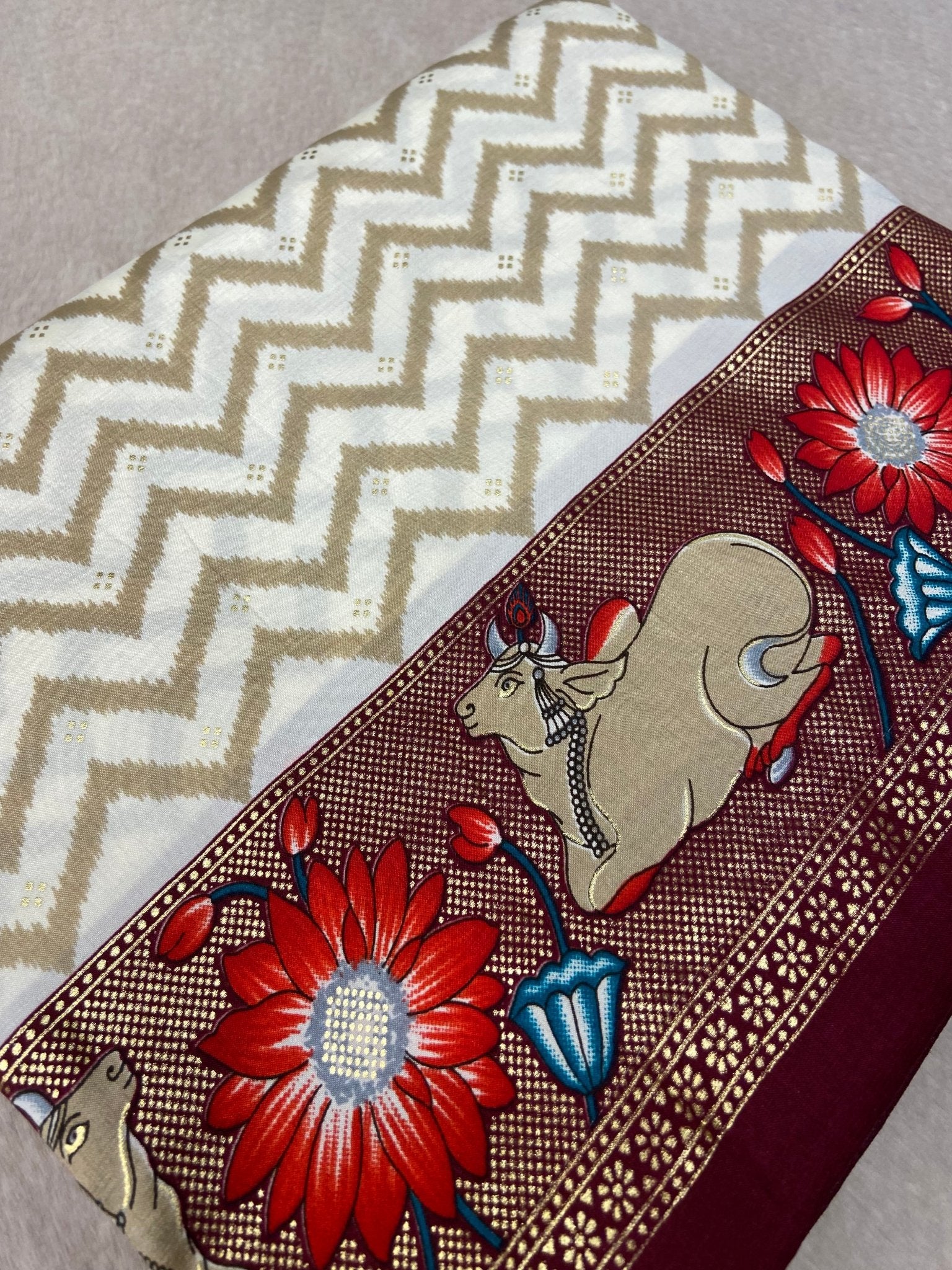 Premium Dola Silk Saree🤎 - Kanjeevaram Silk Mandir