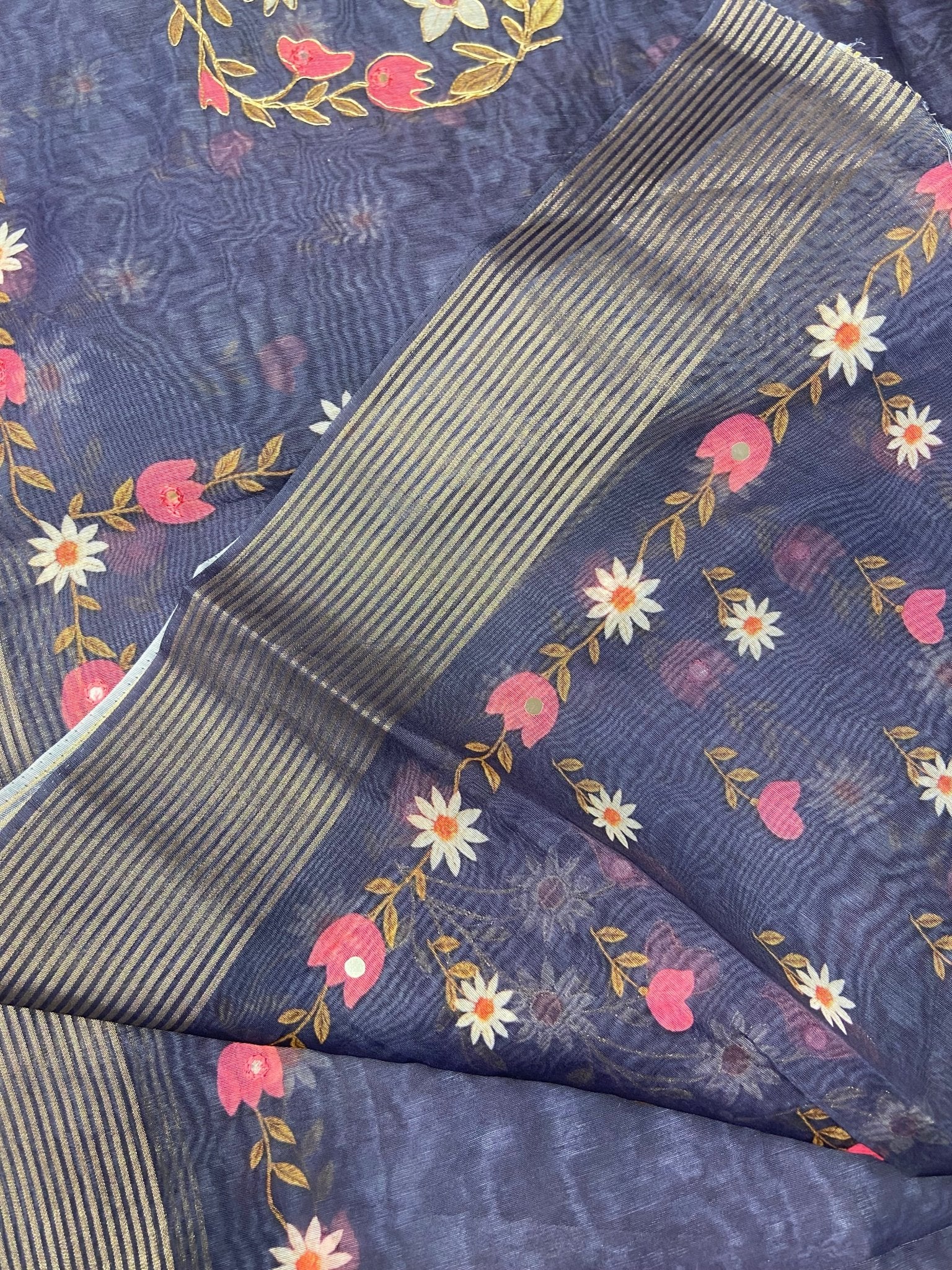 Premium Dola Silk Saree💙 - Kanjeevaram Silk Mandir