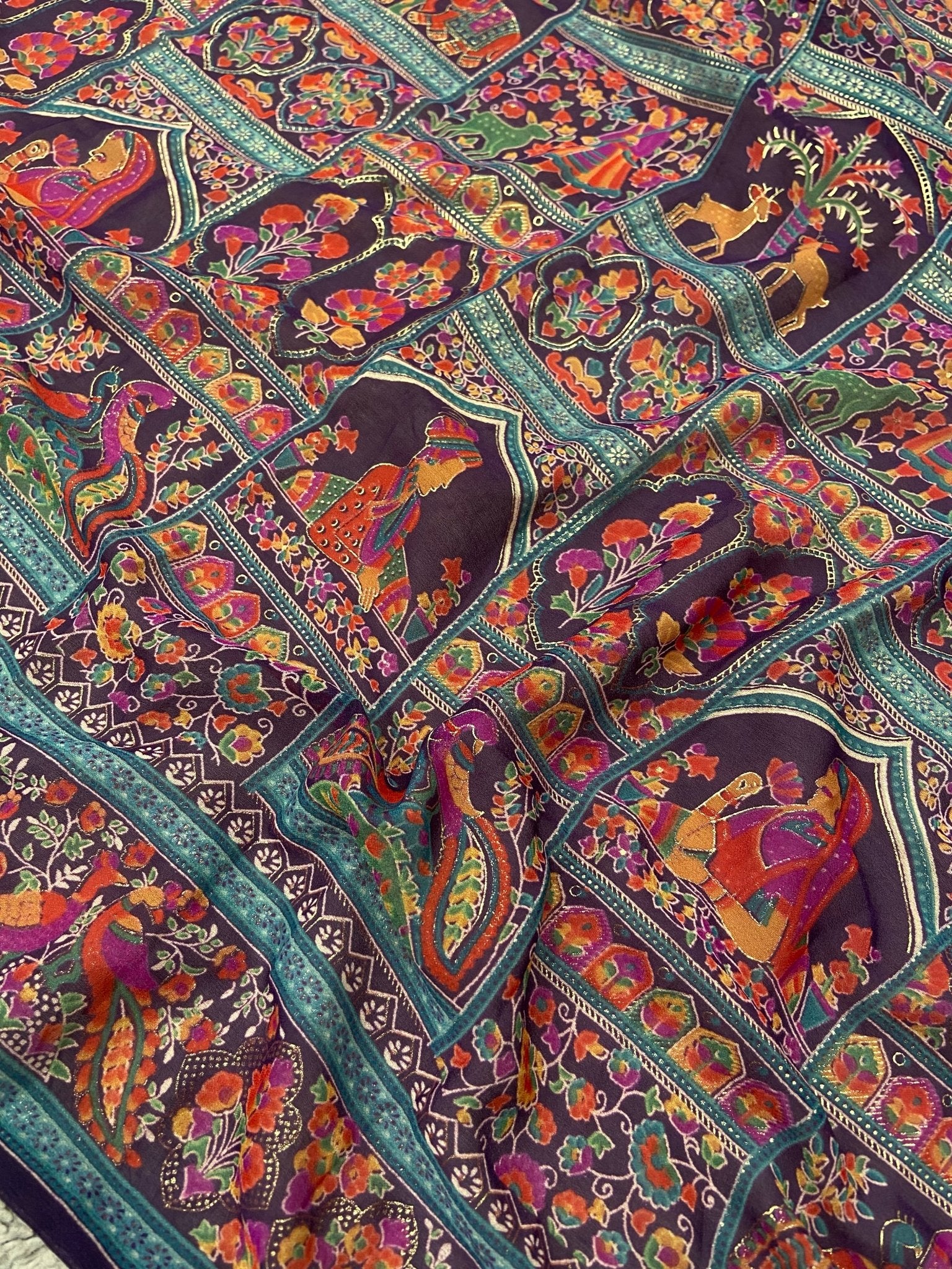 Premium Dola Silk Saree 💜 - Kanjeevaram Silk Mandir