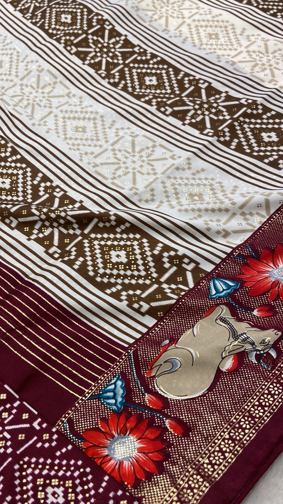 Premium Dola Silk Saree🤎 - Kanjeevaram Silk Mandir