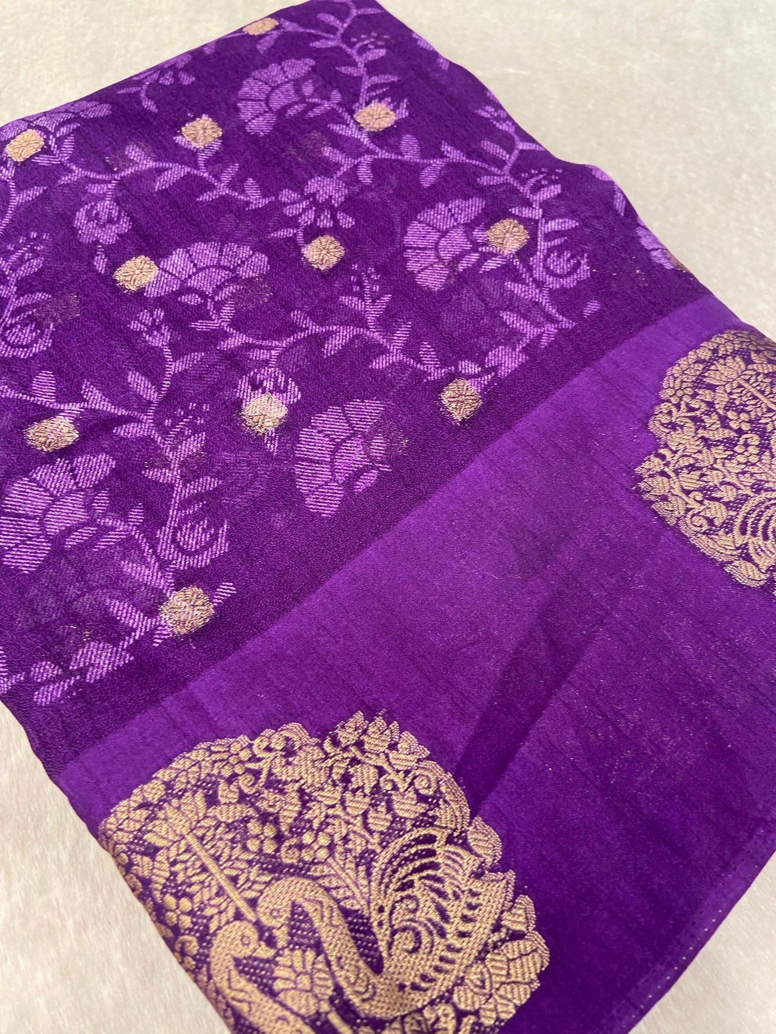 Premium Dola Silk Saree💜 - Kanjeevaram Silk Mandir
