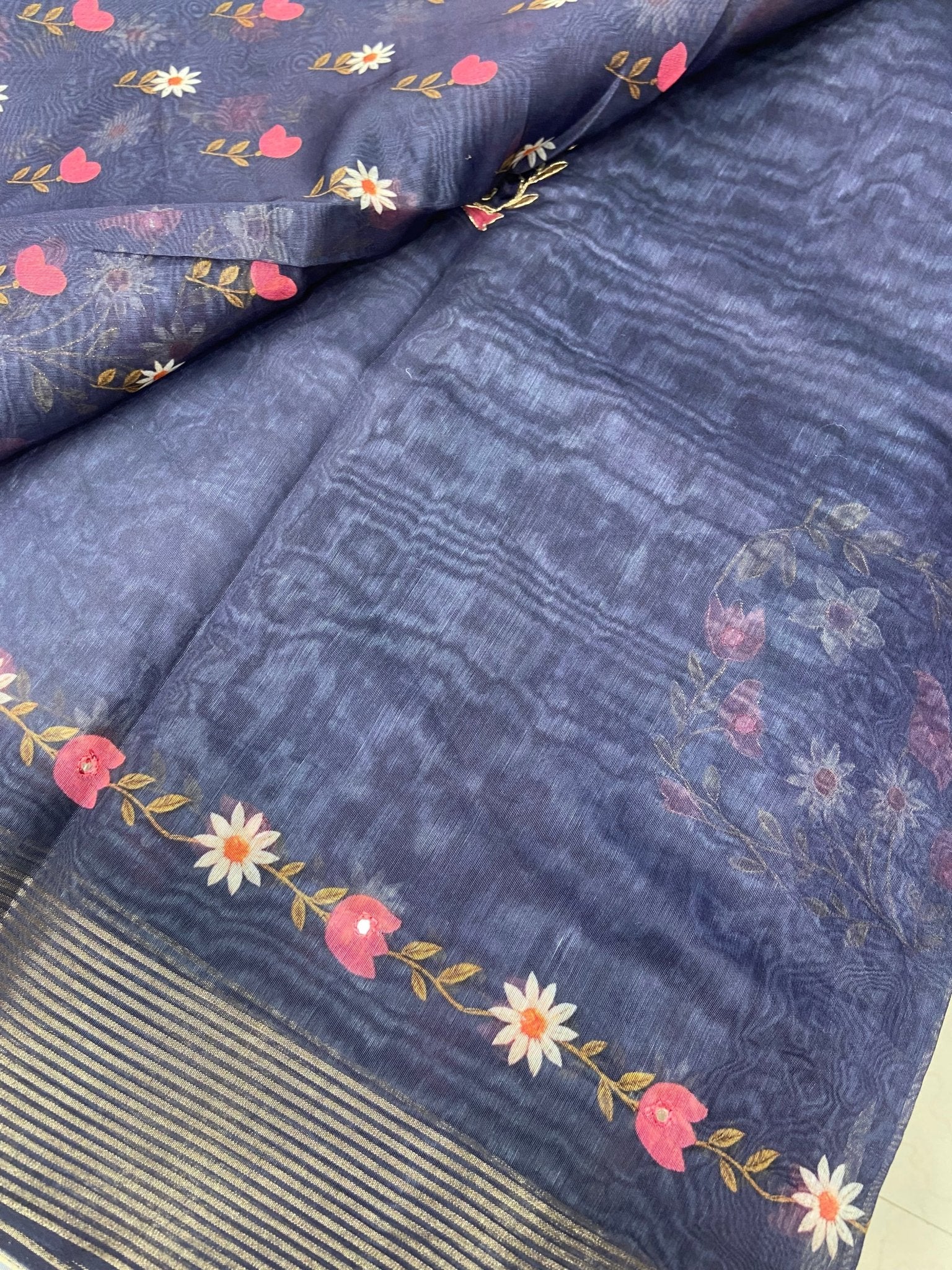 Premium Dola Silk Saree💙 - Kanjeevaram Silk Mandir