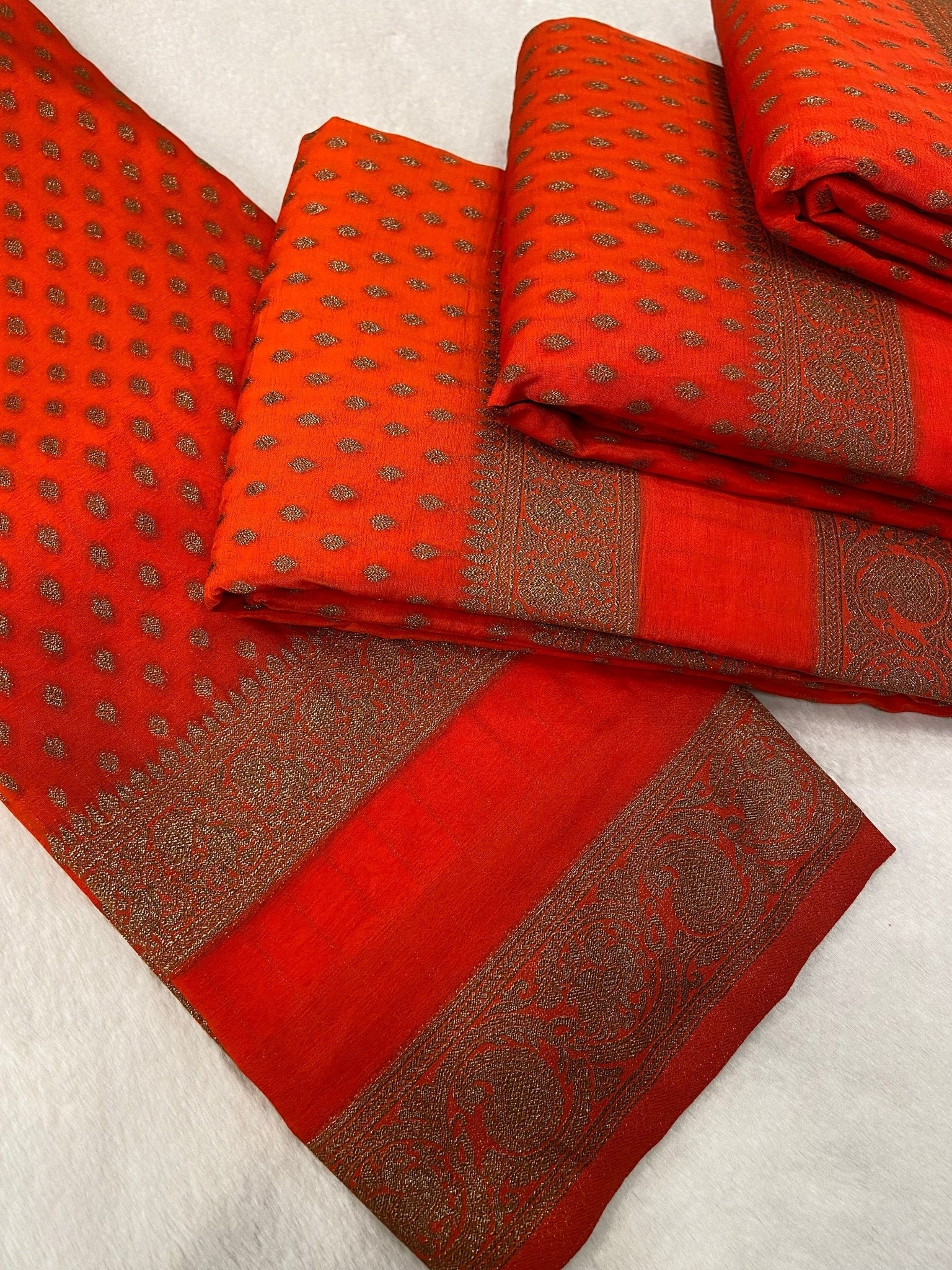 Premium Georgette Saree💥 - Kanjeevaram Silk Mandir