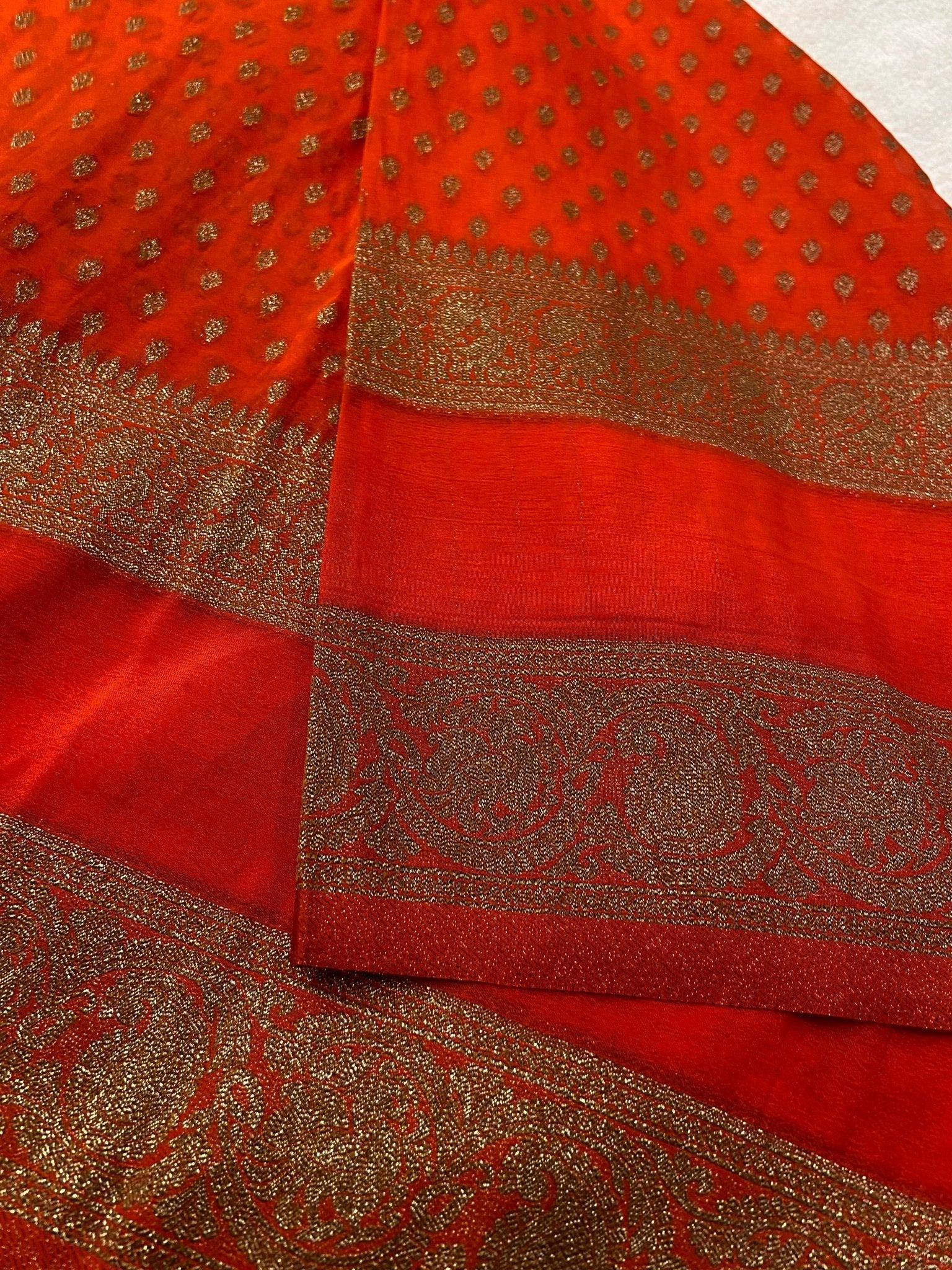 Premium Georgette Saree💥 - Kanjeevaram Silk Mandir