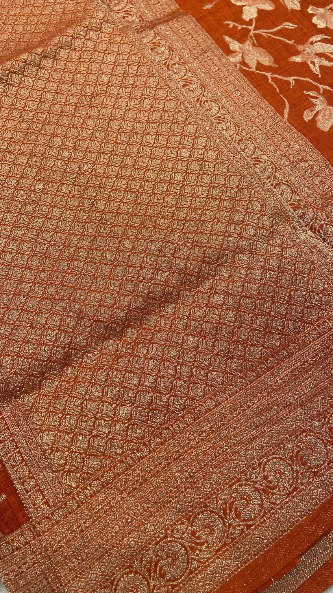 Premium Heritage Cotton Saree✨ - Kanjeevaram Silk Mandir
