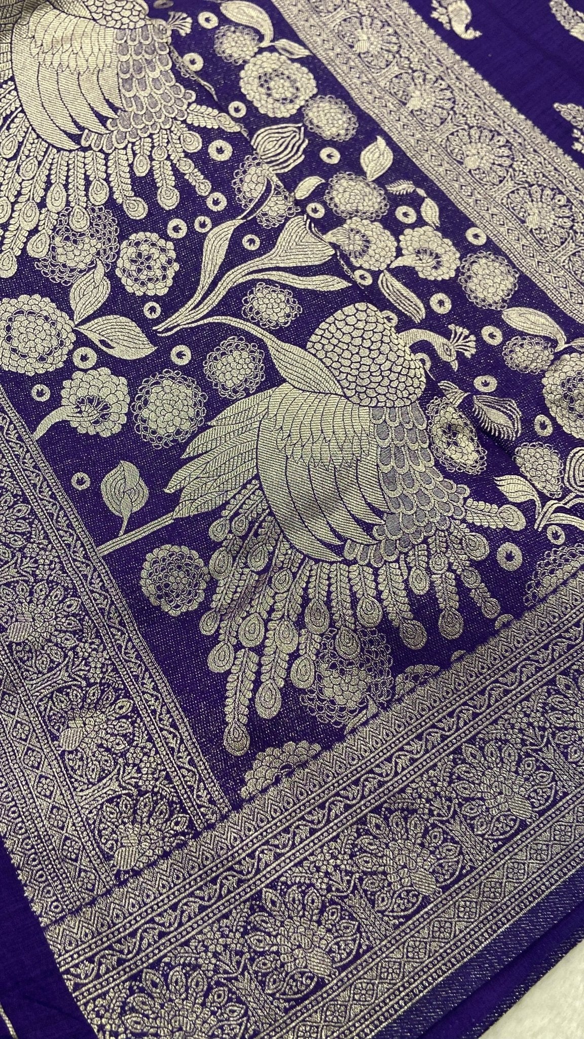 Premium Heritage Cotton Saree - Kanjeevaram Silk Mandir