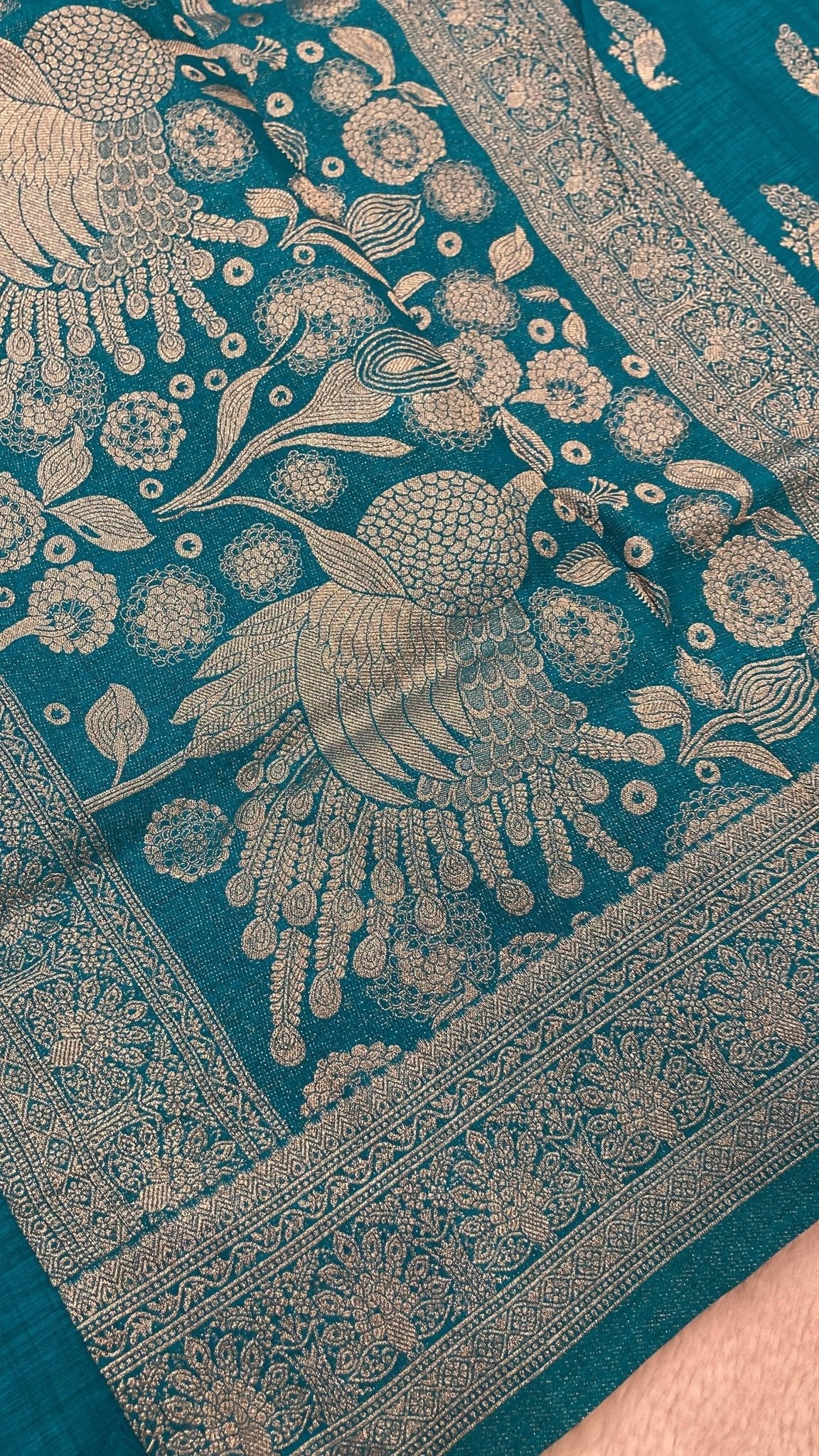 Premium Heritage Cotton Saree - Kanjeevaram Silk Mandir