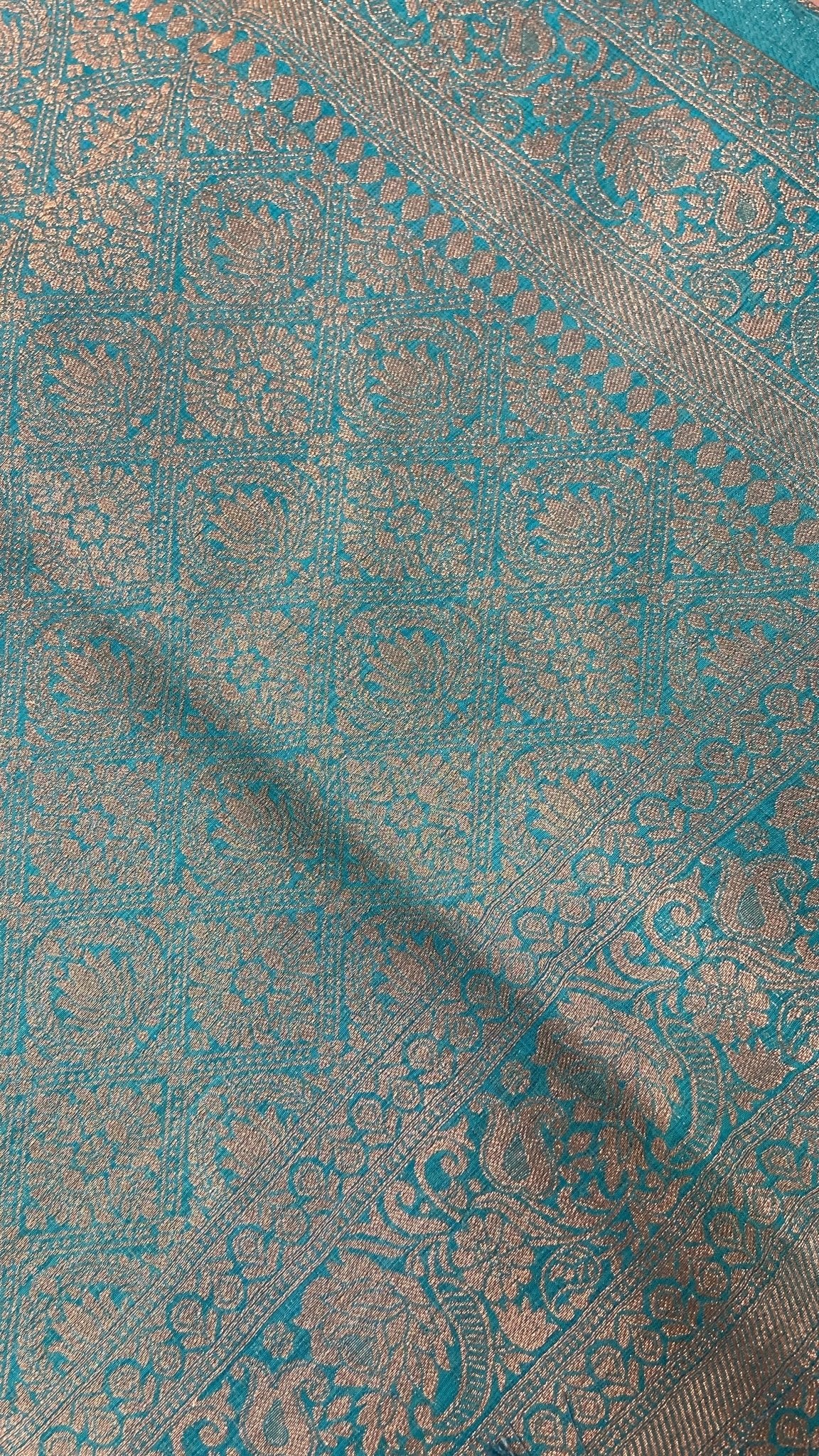 Premium Heritage Cotton Saree - Kanjeevaram Silk Mandir