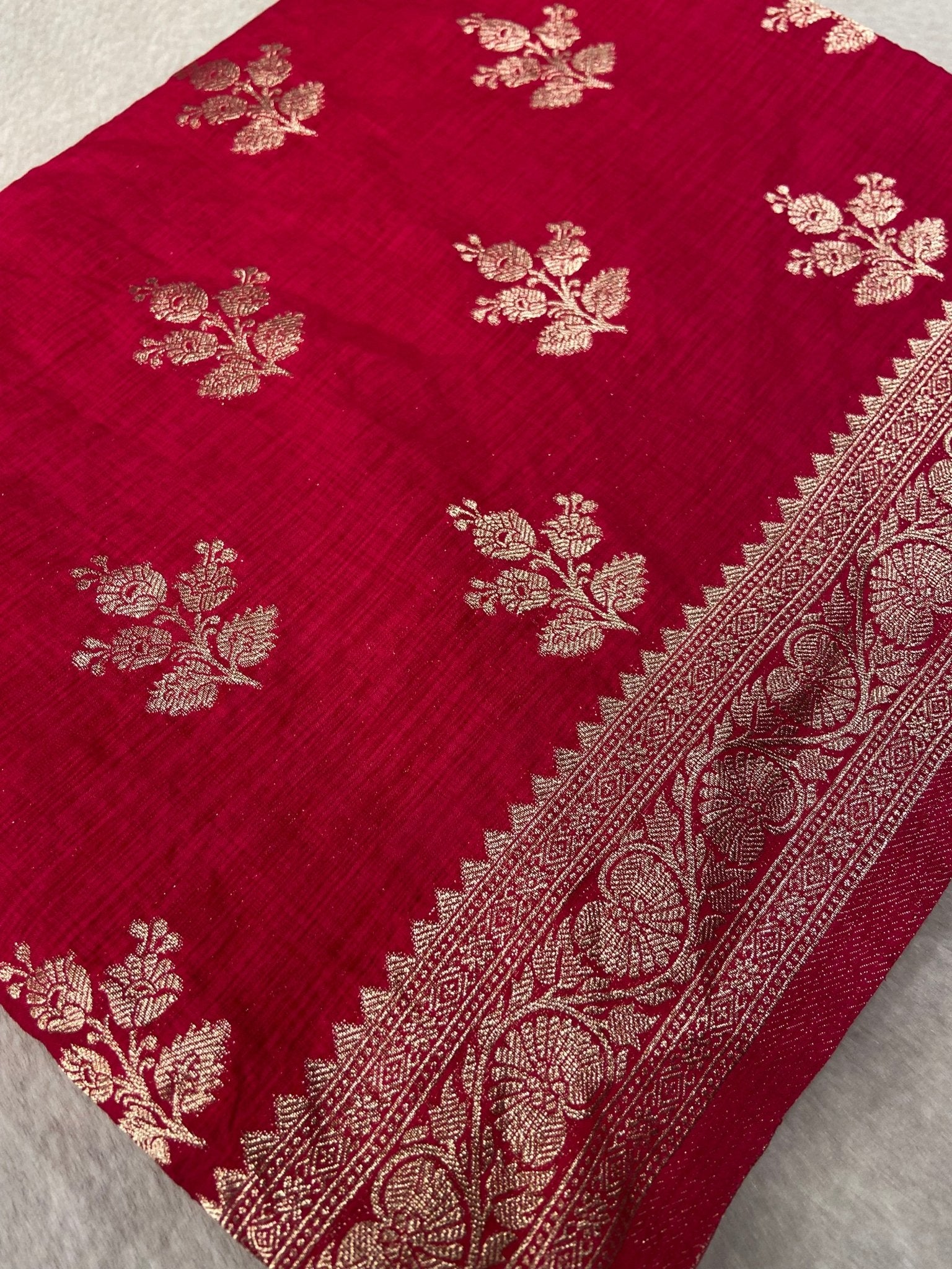 Premium Heritage Cotton Saree🌸 - Kanjeevaram Silk Mandir