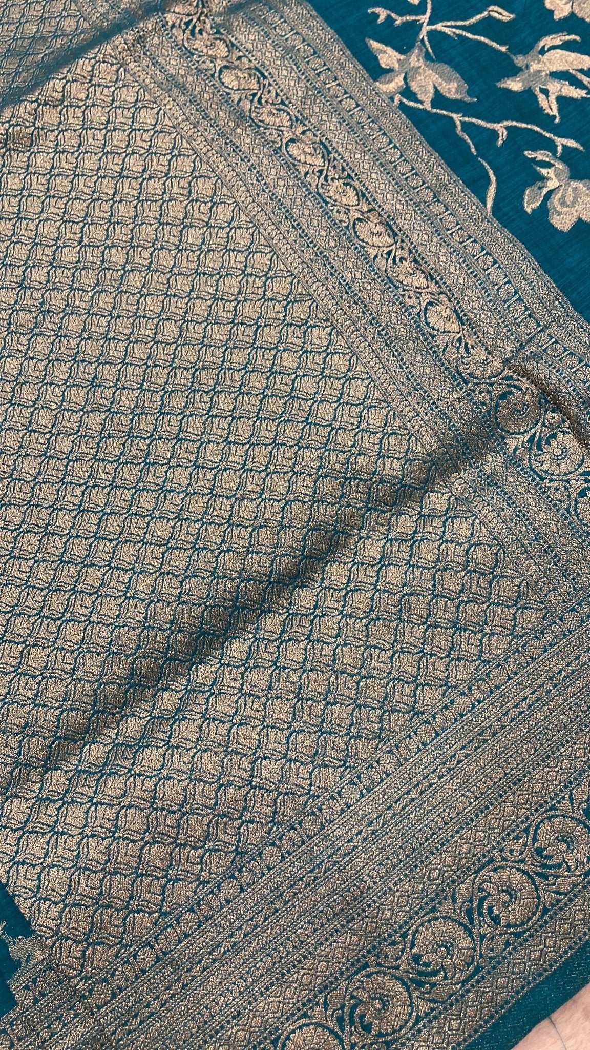 Premium Heritage Cotton Saree ✨ - Kanjeevaram Silk Mandir