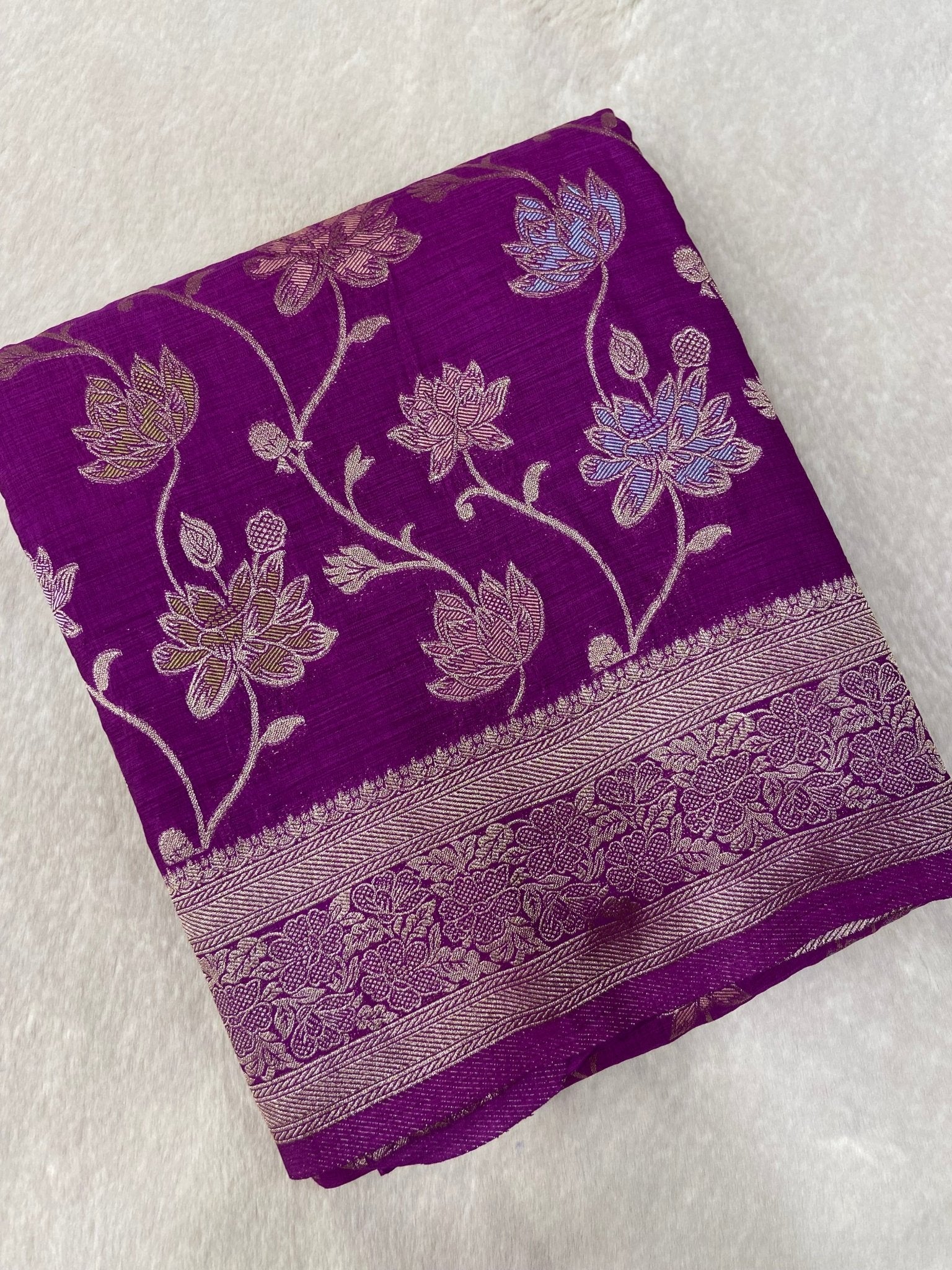 Premium Heritage Cotton Saree - Kanjeevaram Silk Mandir