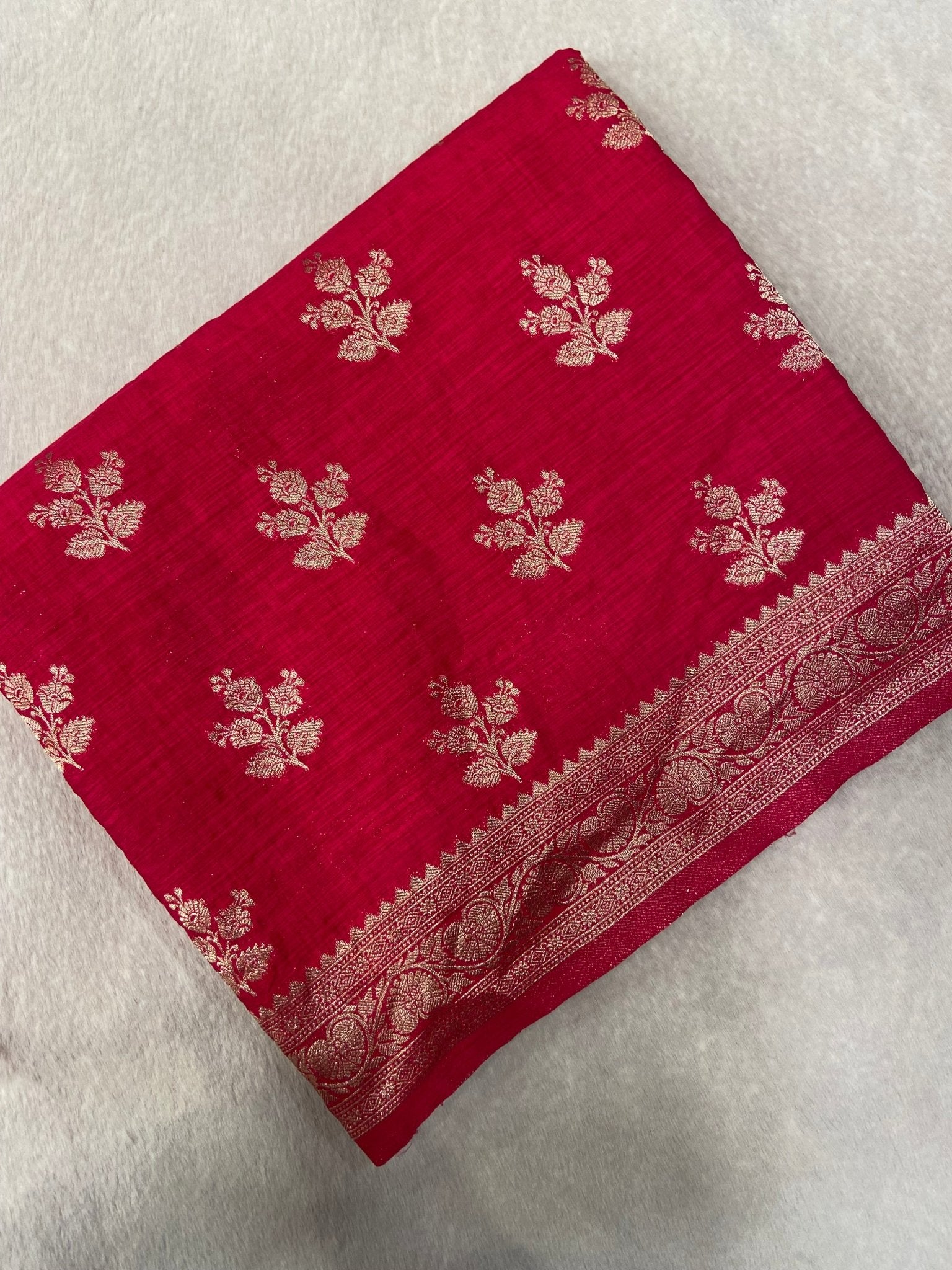 Premium Heritage Cotton Saree🌸 - Kanjeevaram Silk Mandir