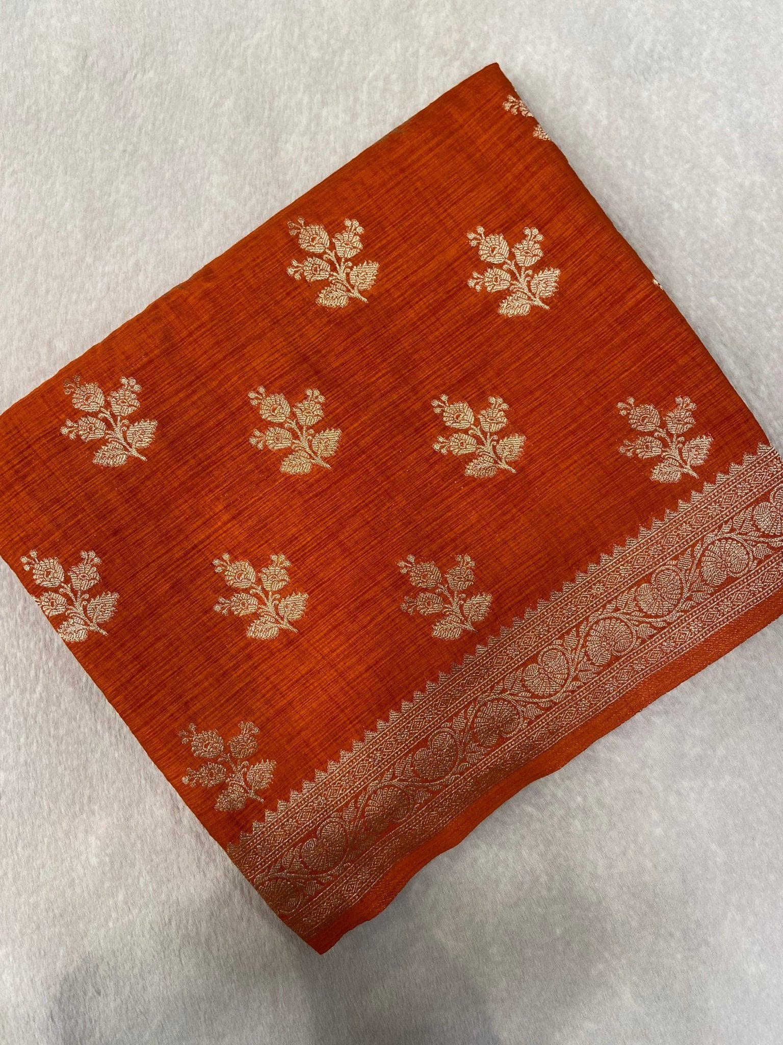 Premium Heritage Cotton Saree 🌸 - Kanjeevaram Silk Mandir