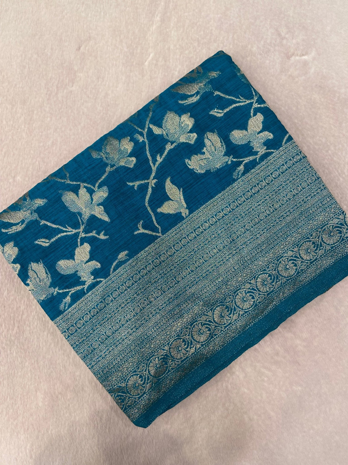 Premium Heritage Cotton Saree ✨ - Kanjeevaram Silk Mandir